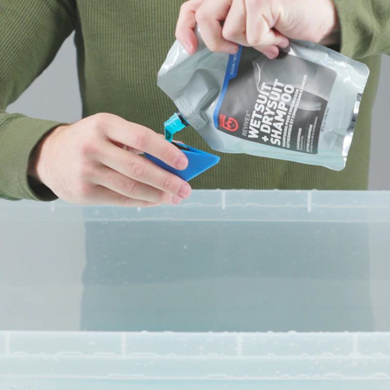 Load image into Gallery viewer, Gear Aid Revivex Wetsuit + Drysuit Shampoo - 10oz