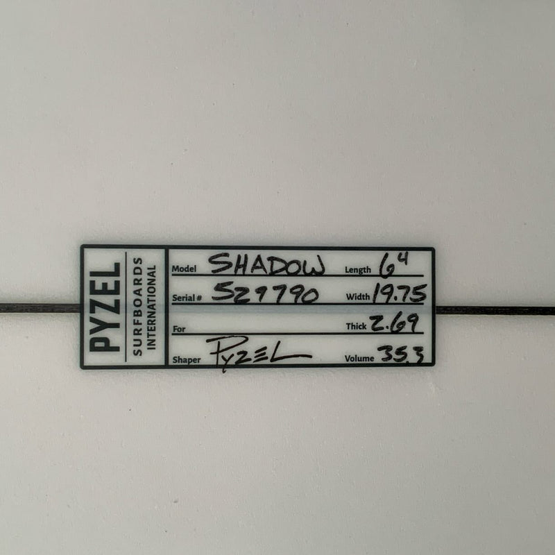Load image into Gallery viewer, Pyzel Shadow 6'4 x 19 ¾ x 2 11/16 Surfboard • USED 4