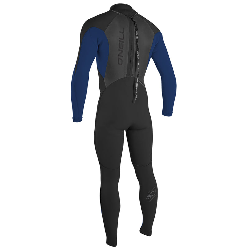 Load image into Gallery viewer, O&#39;Neill Epic 4/3 Back Zip Wetsuit - Black/Navy/Black
