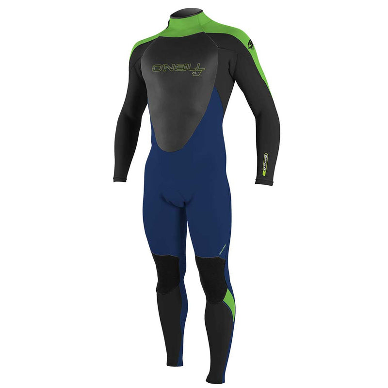 Load image into Gallery viewer, O&#39;Neill Youth Epic 4/3 Back Zip Wetsuit - Navy/Black/DayGlo
