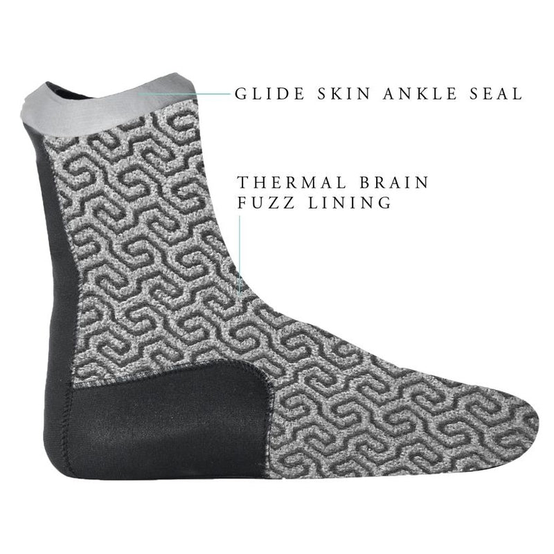 Load image into Gallery viewer, Vissla Seven Seas 5mm Round Toe Boots - Brain Fuzz Lining