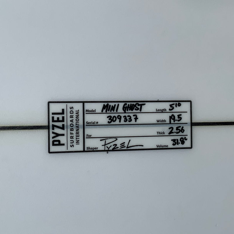 Load image into Gallery viewer, Pyzel Mini Ghost 5'10 x 19 ½ x 2 9/16 Surfboard • USED