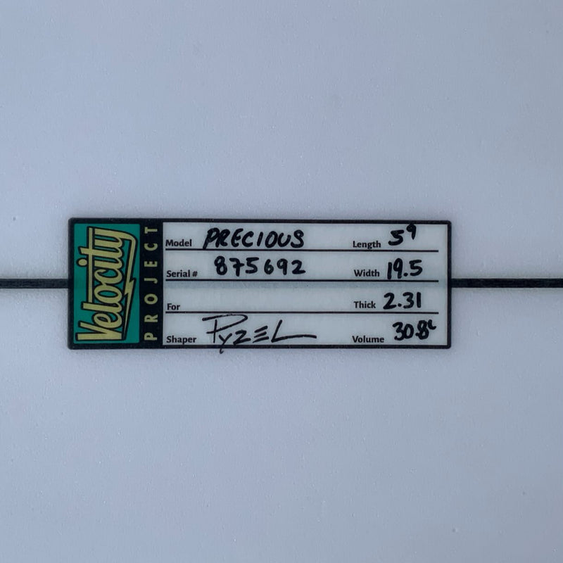 Load image into Gallery viewer, Pyzel Precious 5'9 × 19 ½ × 2 5/16 Surfboard • LIKE NEW 4