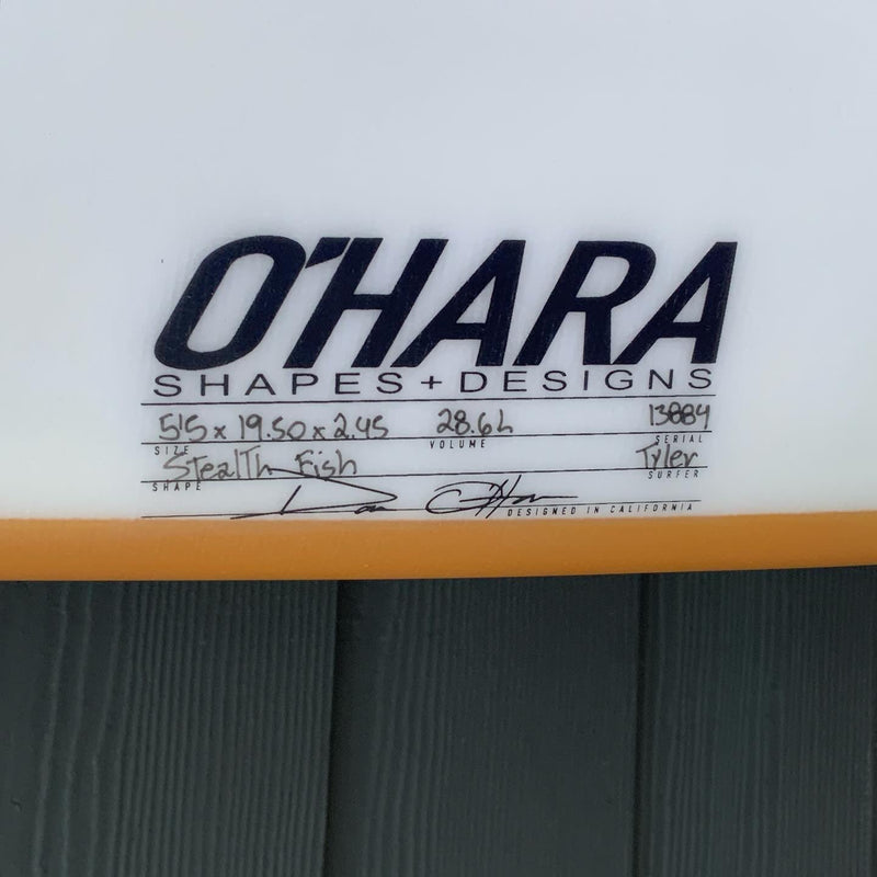 Load image into Gallery viewer, Solid Stealth Fish Bio-Flex 5'5 x 19 ½ x 2.45 Surfboard • USED