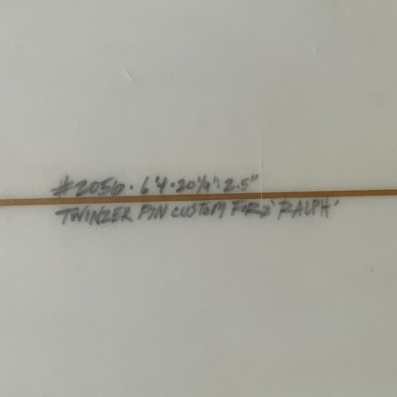 Load image into Gallery viewer, Bauer Twinzer Pin 6'4 x 20 ¼ x 2 ½ Surfboard • USED 4