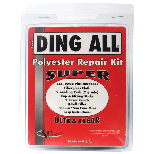 Ding All Super Polyester Repair Kit