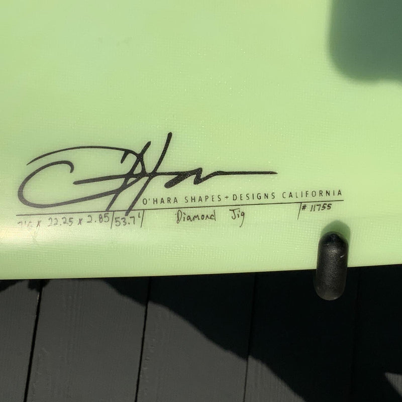 Load image into Gallery viewer, Solid Diamond Jig 7'6 × 22 ¼ × 2.85 Surfboard • USED 4