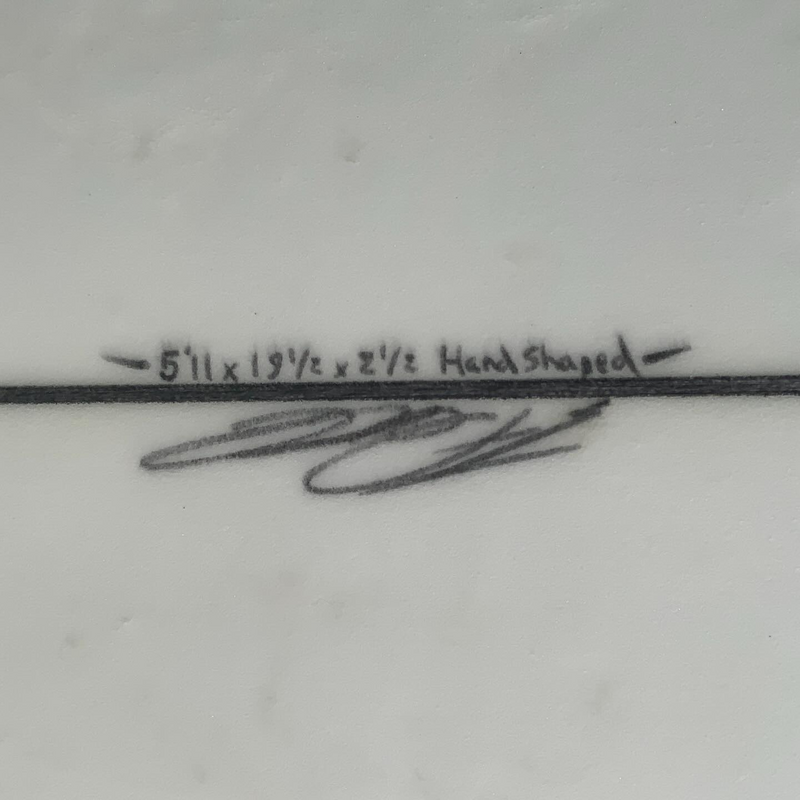 Load image into Gallery viewer, Pace Custom 5'11 × 19 ½ × 2 ½ Surfboard • USED 4