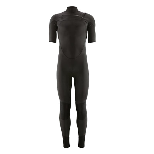 Patagonia R1 Lite Yulex 2mm Short Sleeve Chest Zip Wetsuit - Black