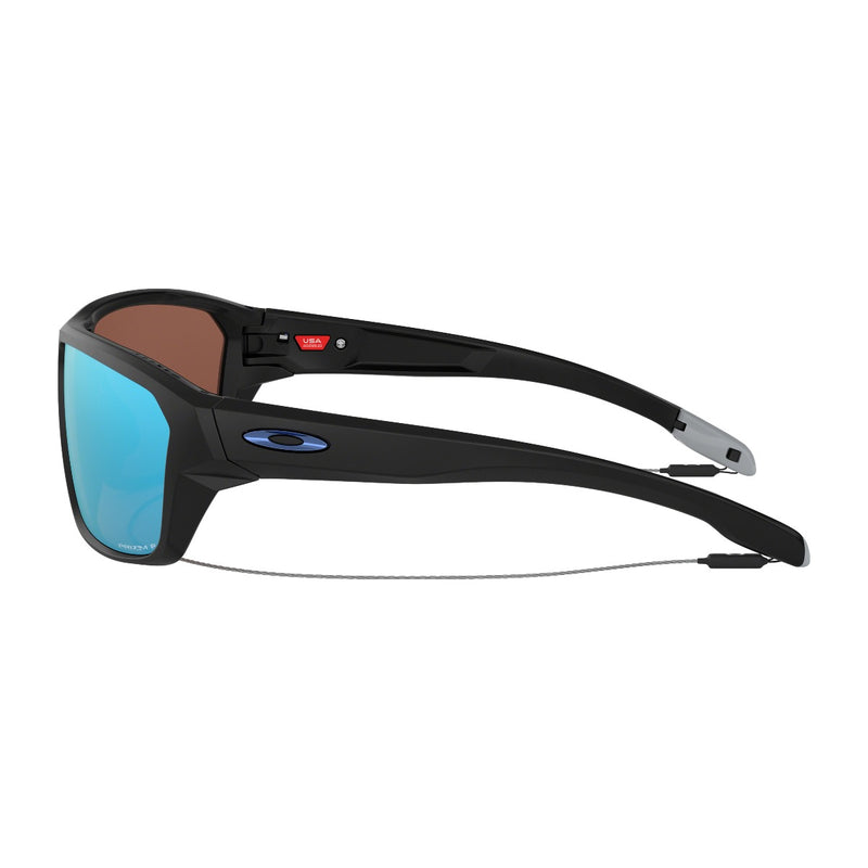 Load image into Gallery viewer, Oakley Split Shot Sunglasses - Matte Black/Prizm Deep Water