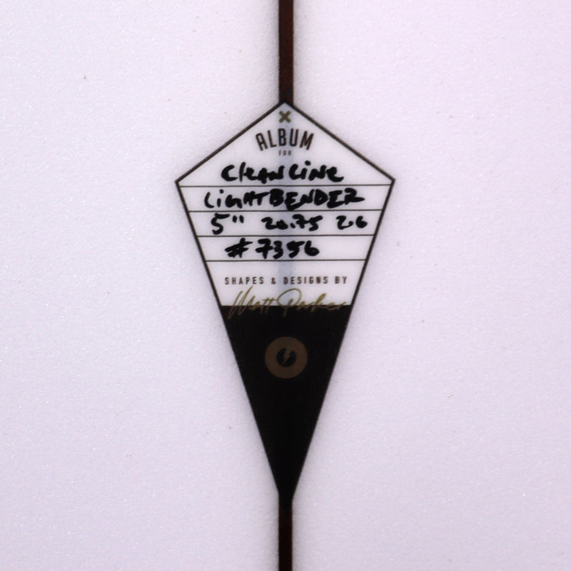 Load image into Gallery viewer, Album Surf Lightbender 5'11 × 20 ¾ × 2 ⅝ Surfboard - Clear 4