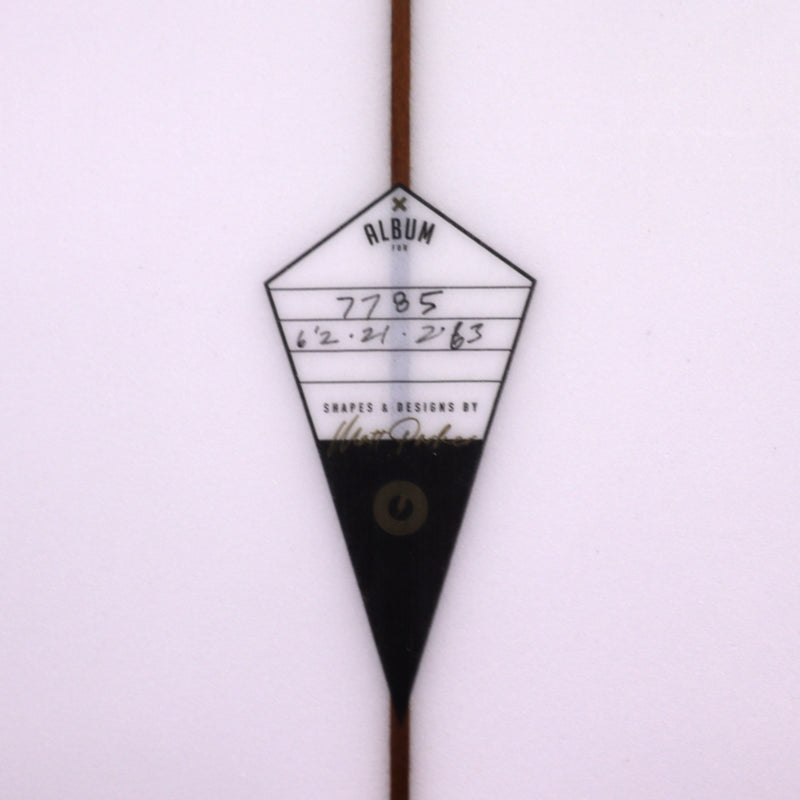 Load image into Gallery viewer, Album Surf Twinsman 6'2 × 21 × 2 ⅝ Surfboard - Clear 4