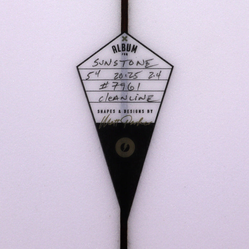 Load image into Gallery viewer, Album Surf Sunstone 5'4 x 20 ¼ x 2 ⅖ Surfboard - Clear