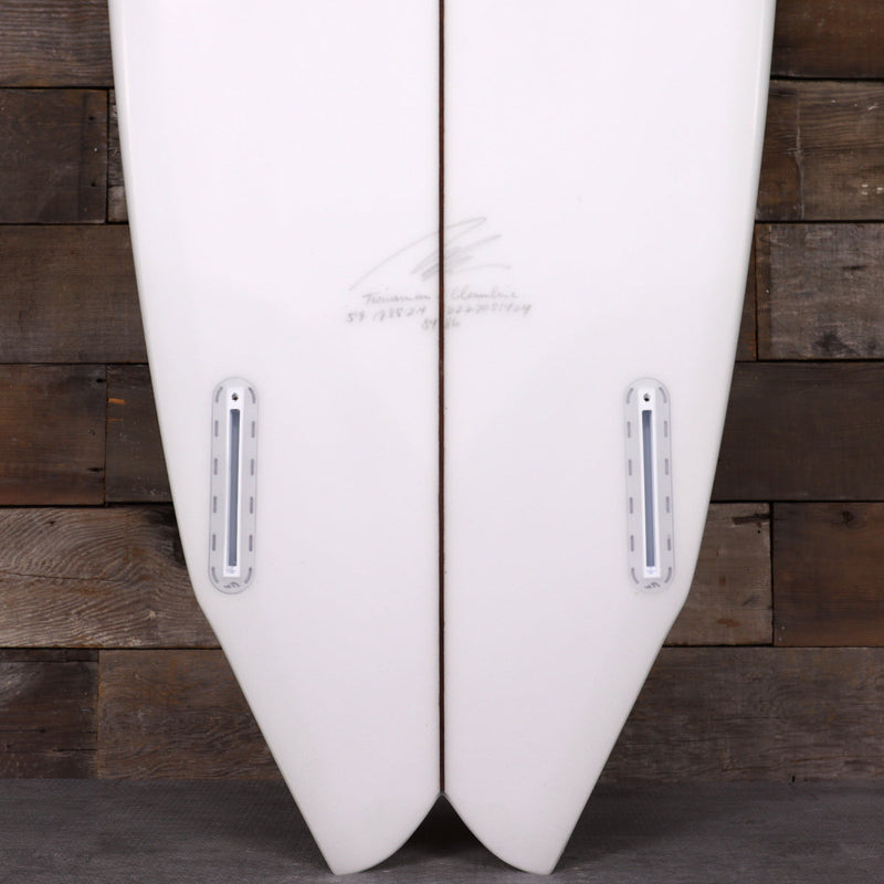 Load image into Gallery viewer, Album Surf Twinsman 5'9 × 19 ⅞ × 2 ⅖ Surfboard - Clear 3