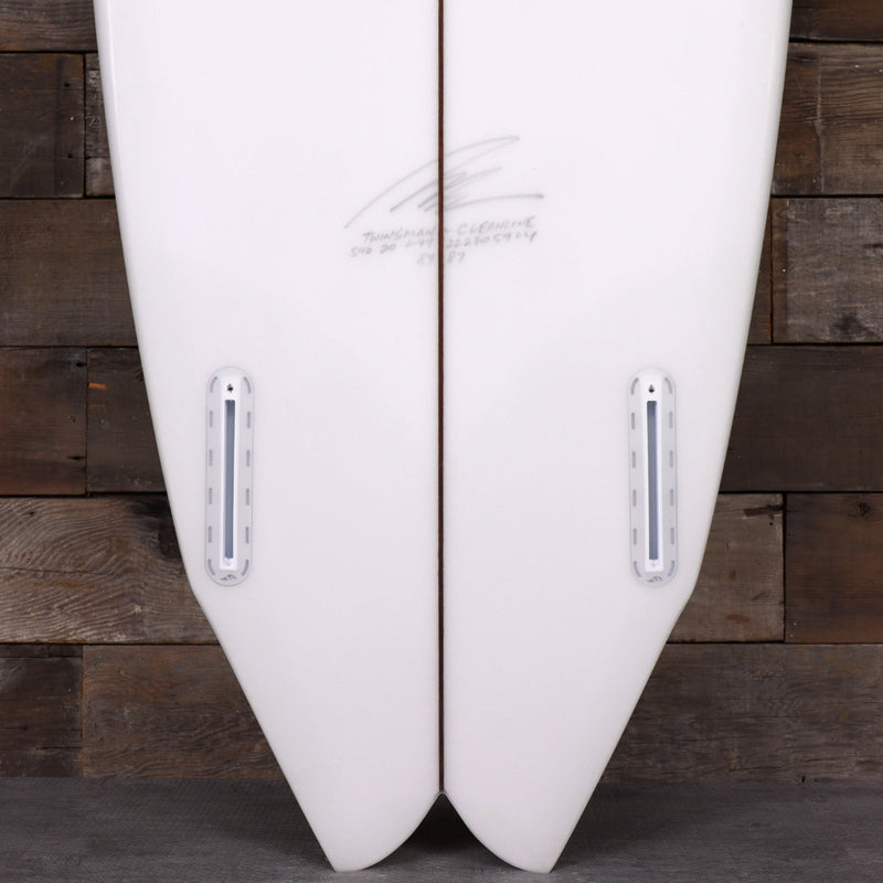 Load image into Gallery viewer, Album Surf Twinsman 5'10 × 20 × 2 7/16 Surfboard - Clear 3