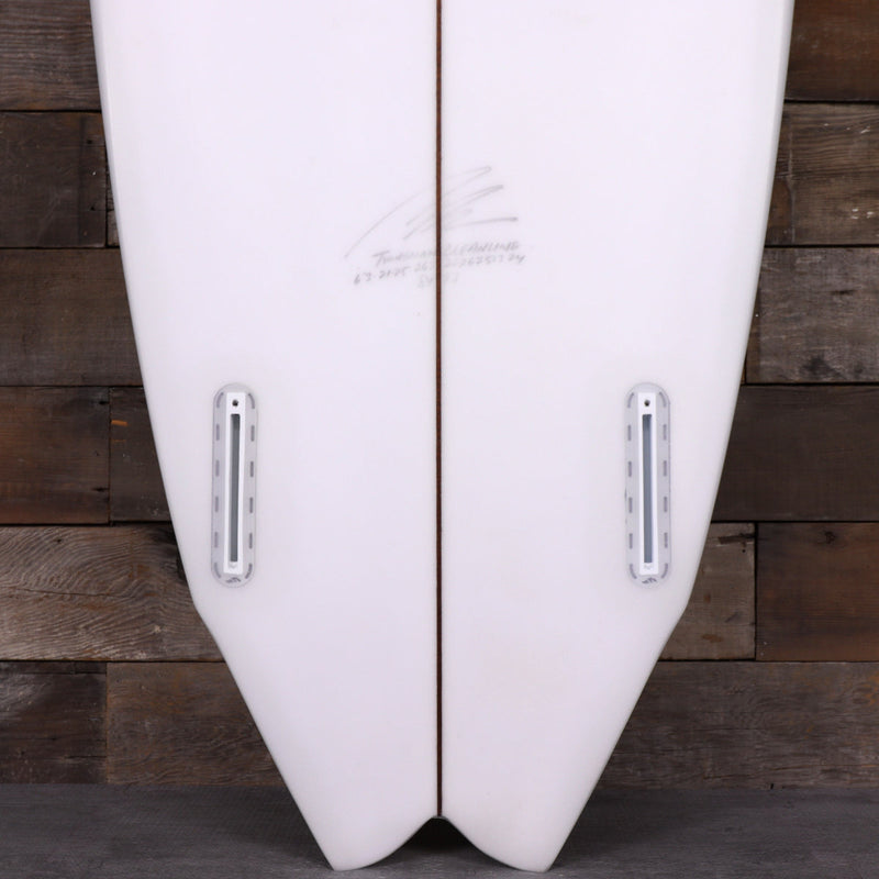 Load image into Gallery viewer, Album Surf Twinsman 6'3 × 21 ¼ × 2 ⅝ Surfboard - Clear 3