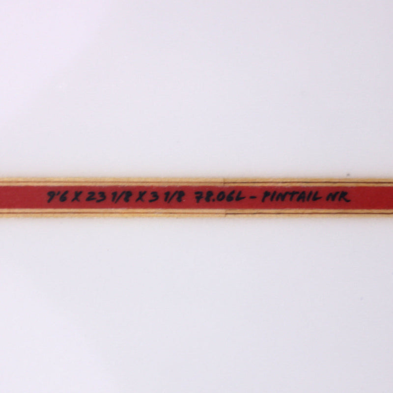 Load image into Gallery viewer, Aloha Pintail Noserider 9'6 x 23 ⅛ x 3 ⅛ Surfboard - Clear