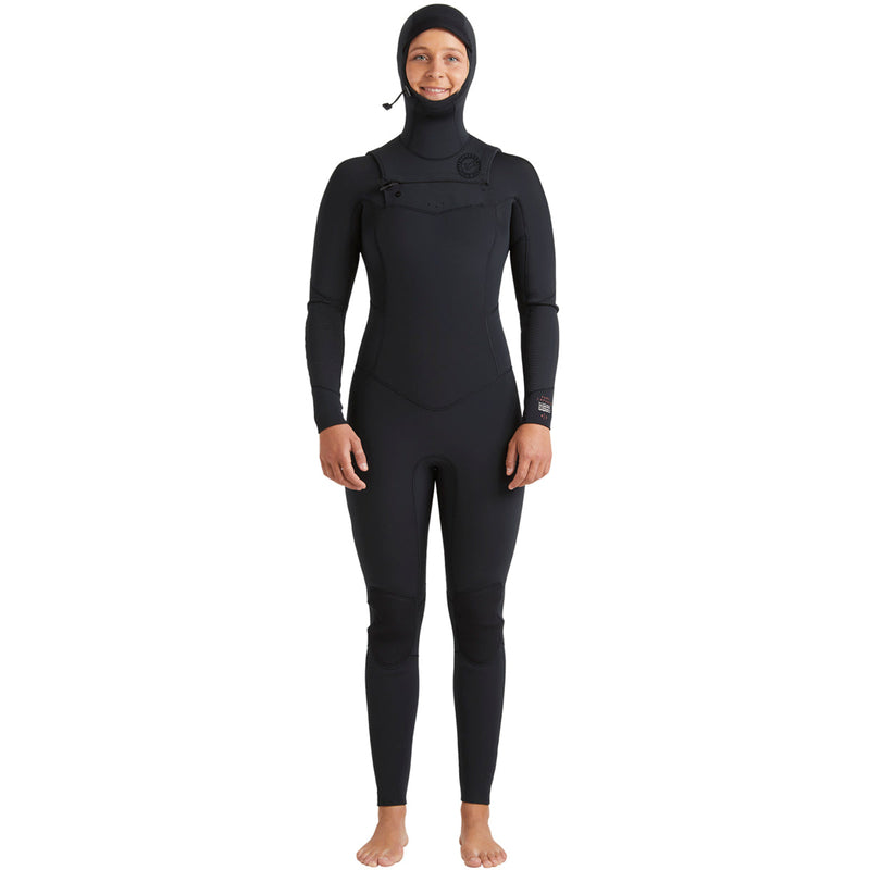 Load image into Gallery viewer, Billabong Women's Salty Dayz Natural Upcycler 4/3 Hooded Chest-Zip Wetsuit