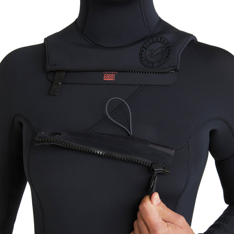 Load image into Gallery viewer, Billabong Women's Salty Dayz Natural Upcycler 4/3 Hooded Chest-Zip Wetsuit