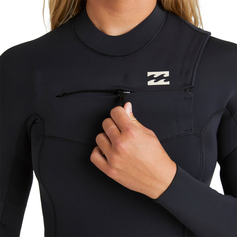 Load image into Gallery viewer, Billabong Women's Synergy Natural Upcycler 3/2 Chest-Zip Wetsuit