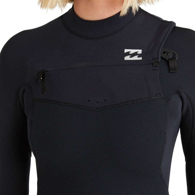 Load image into Gallery viewer, Billabong Women's Furnace Natural Upcycler 4/3 Chest-Zip Wetsuit