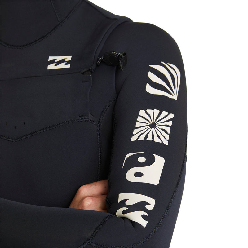 Load image into Gallery viewer, Billabong Women's Synergy Natural Upcycler 5/4 Hooded Chest-Zip Wetsuit