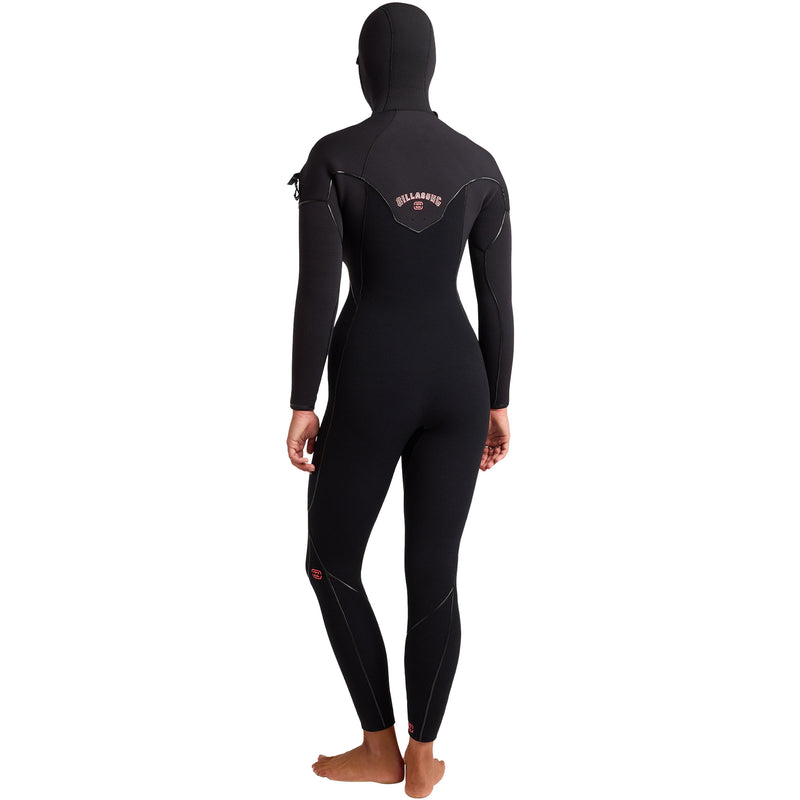 Load image into Gallery viewer, Billabong Women's Furnace Ultra 4/3 Hooded Gullwing Chest-Zip Wetsuit