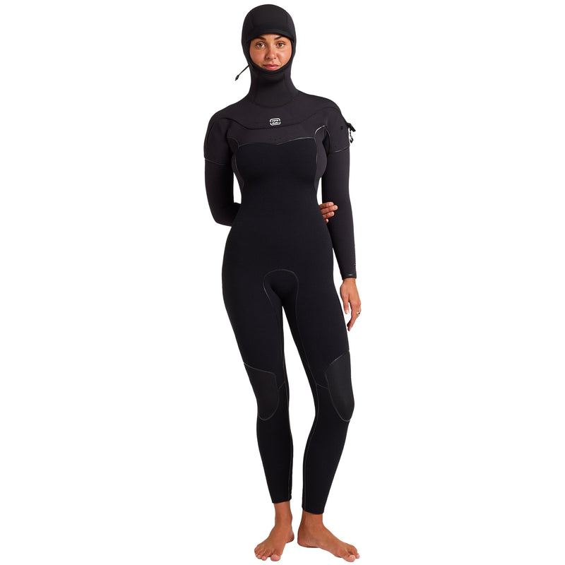 Load image into Gallery viewer, Billabong Women's Furnace Ultra 4/3 Hooded Gullwing Chest-Zip Wetsuit