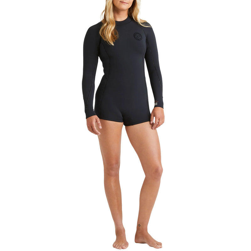 Load image into Gallery viewer, Billabong Women's Spring Fever Natural Upcycler 2/2 Long Sleeve Back-Zip Spring Wetsuit