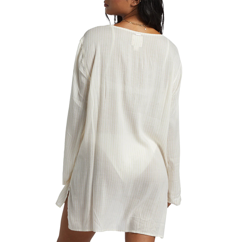 Load image into Gallery viewer, Billabong Women's Blue Skies Beach Cover-Up Mini Dress 3