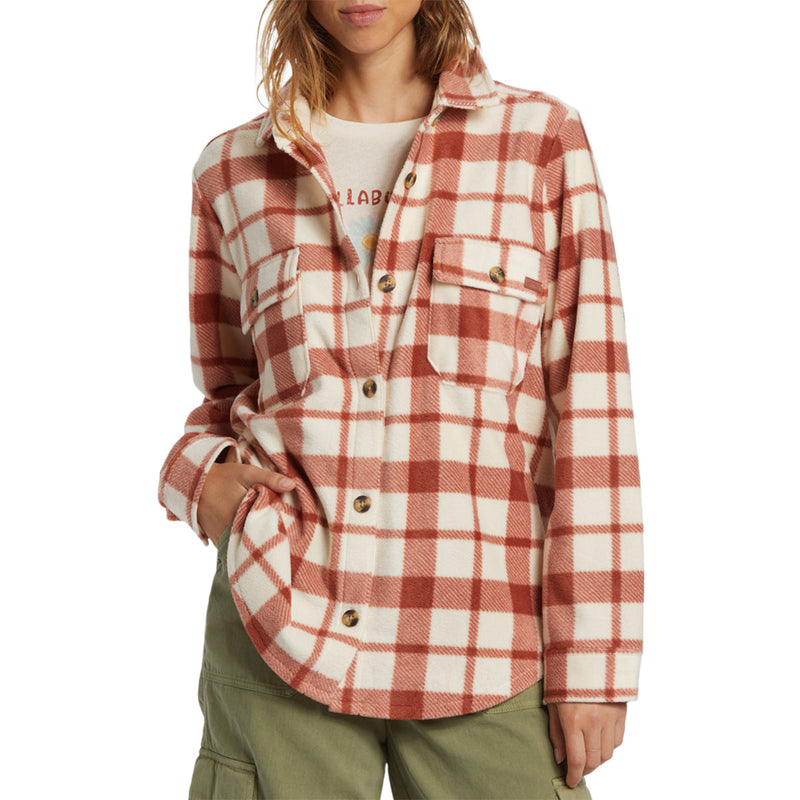 Load image into Gallery viewer, Billabong Women's Forge Fleece Shacket Jacket 10