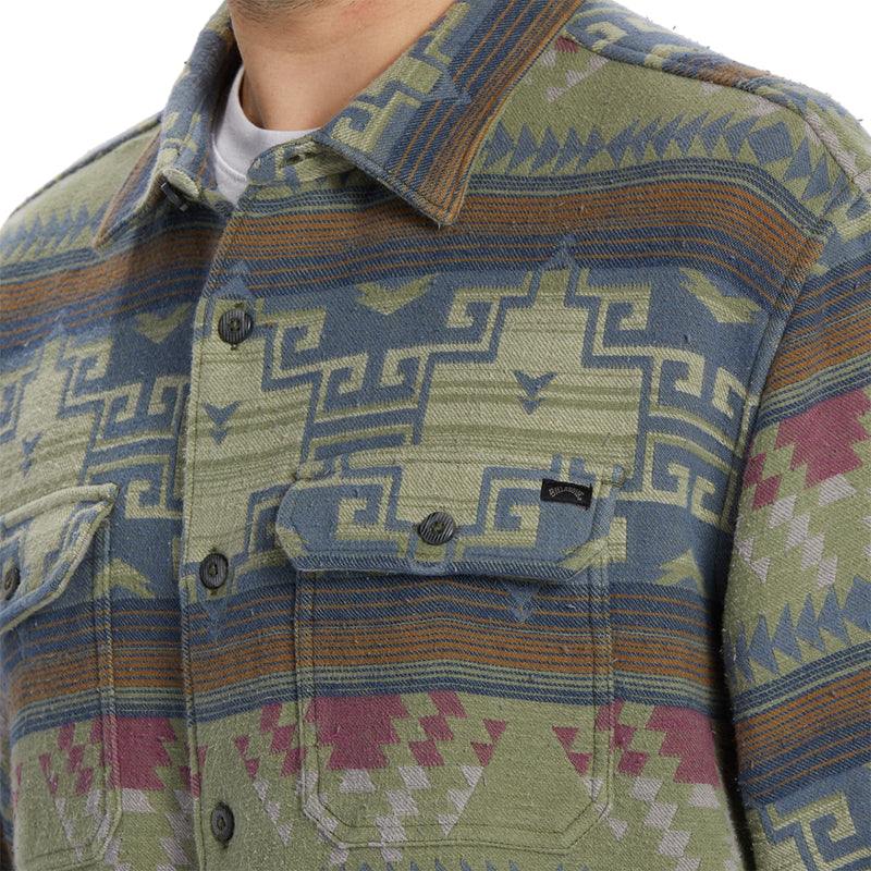 Load image into Gallery viewer, Billabong Offshore Jacquard Flannel Long Sleeve Shirt
