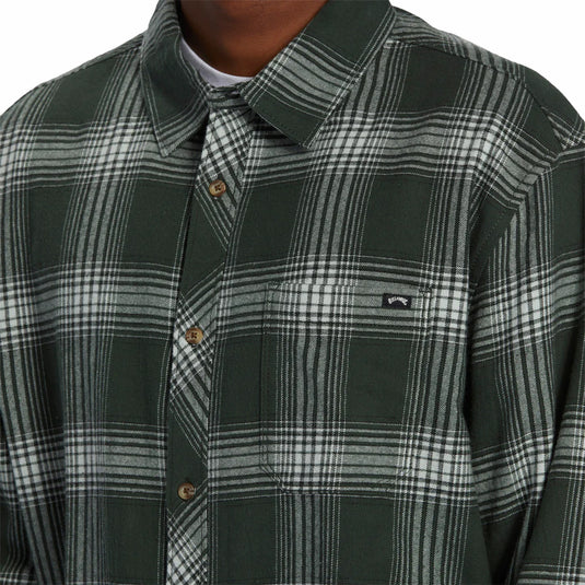 Billabong Coastline Long Sleeve Button-Up Flannel Shirt