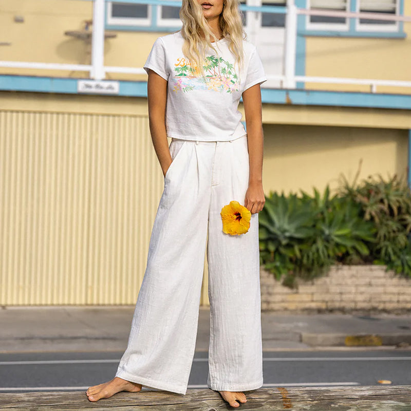 Load image into Gallery viewer, Billabong Women's Tailor Made Wide Leg Pants 6