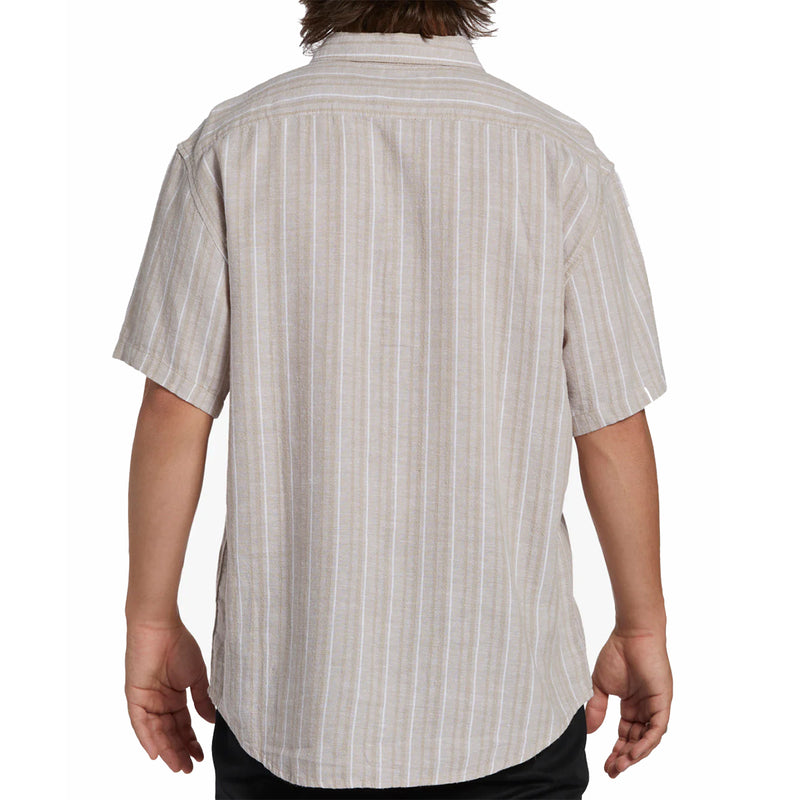 Load image into Gallery viewer, Billabong All Day Stripe Short Sleeve Button-Up Shirt
