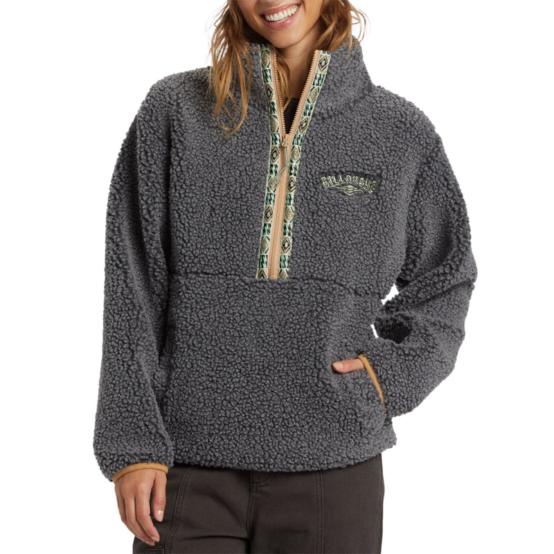Load image into Gallery viewer, Billabong Women's Horizon Half-Zip Fleece Pullover Sweatshirt 5