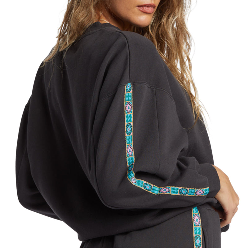 Load image into Gallery viewer, Billabong Women's Swipe Right Kendal Crew Sweatshirt 2