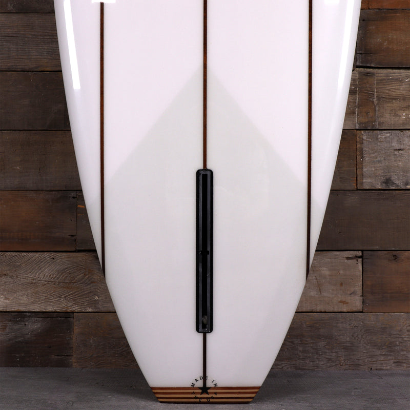 Load image into Gallery viewer, Cleanline Speed Shape 10'0 x 23 ¾ x 3 ⅜ Surfboard - Black/Orange Fade Pinlines