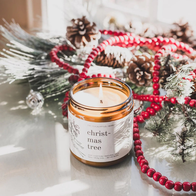 Load image into Gallery viewer, Broken Top Christmas Tree Soy Candle - 4 oz.