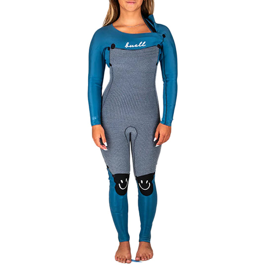 Buell Women's RB2 6/5/4 Hooded Chest Zip Wetsuit