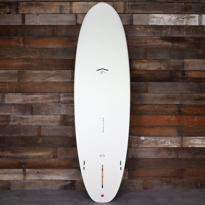 Load image into Gallery viewer, CJ Nelson Designs Outlier Two Plus One Thunderbolt Red 7'0 x 23 x 3 ⅛ Surfboard - Sage Green • DAMAGED