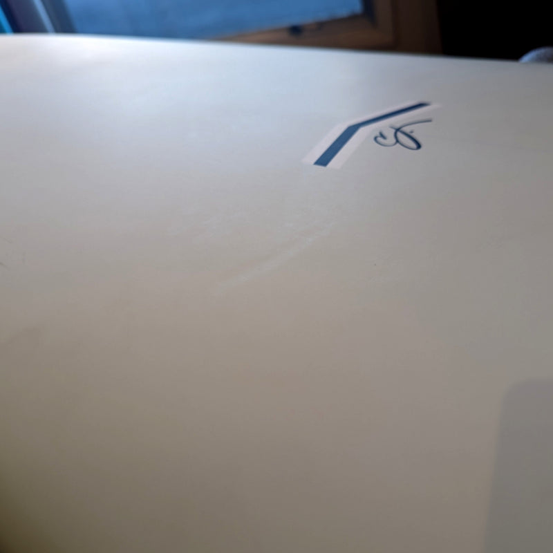 Load image into Gallery viewer, CJ Nelson Designs Outlier Two Plus One Thunderbolt Red 7'0 x 23 x 3 ⅛ Surfboard - Sage Green • DAMAGED