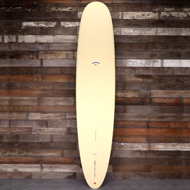 Load image into Gallery viewer, CJ Nelson Designs Parallax Thunderbolt Red 9&#39;9 x 24 x 3 ⅓ Surfboard - Tan • DAMAGED

