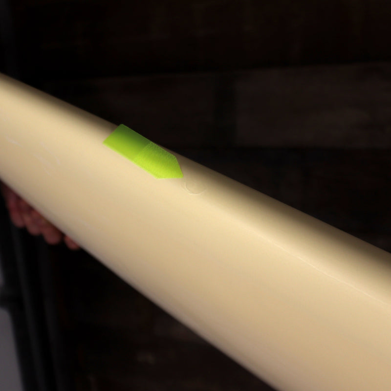 Load image into Gallery viewer, CJ Nelson Designs Parallax Thunderbolt Red 9'9 x 24 x 3 ⅓ Surfboard - Tan • DAMAGED