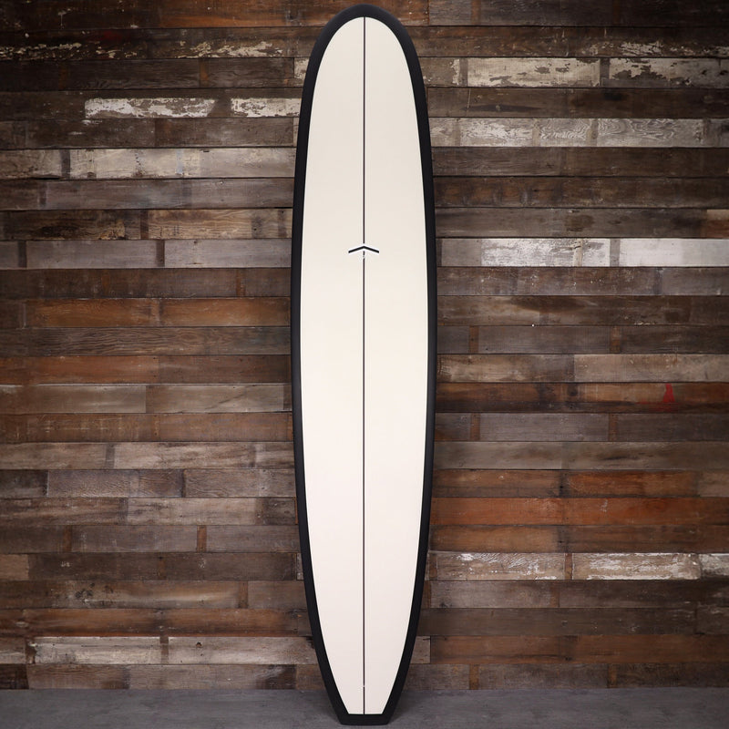 Load image into Gallery viewer, CJ Nelson Designs Chameleon Thunderbolt Black 9'5 x 23 ½ x 3 ⅛ Surfboard - Off White/Carbon Rail