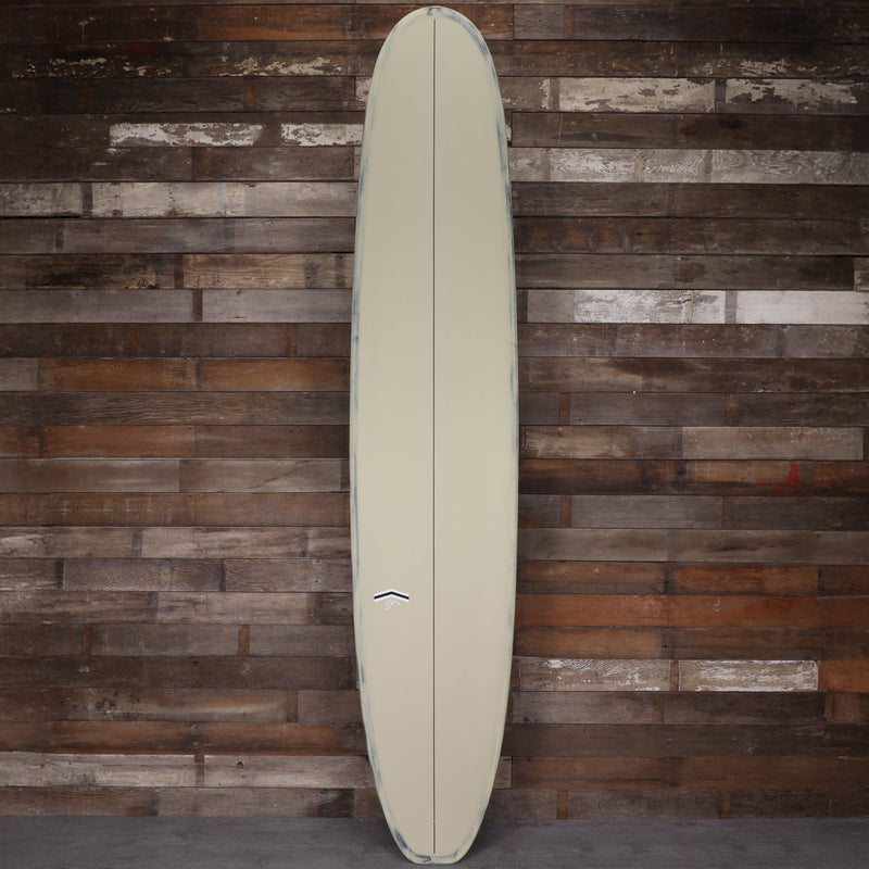 Load image into Gallery viewer, CJ Nelson Designs Slasher Low Pro Thunderbolt Black 9'6 x 23 ¼ x 3 ⅛ Surfboard - Tan/Brushed Carbon