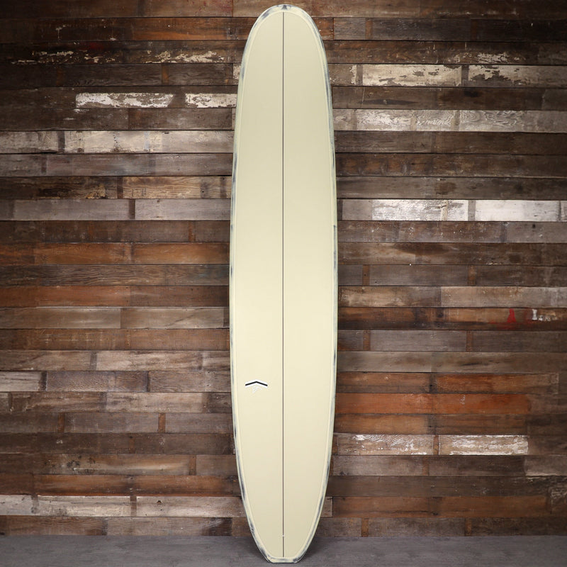 Load image into Gallery viewer, CJ Nelson Designs Slasher Low Pro Thunderbolt Black 9'9 x 23 ½ x 3 3/16 Surfboard - Tan/Brushed Carbon 1