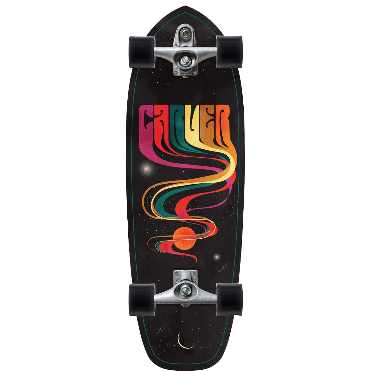 スケートボード Carver Black Tip C7 Raw Surf Skate Carver C7 Raw 32.5