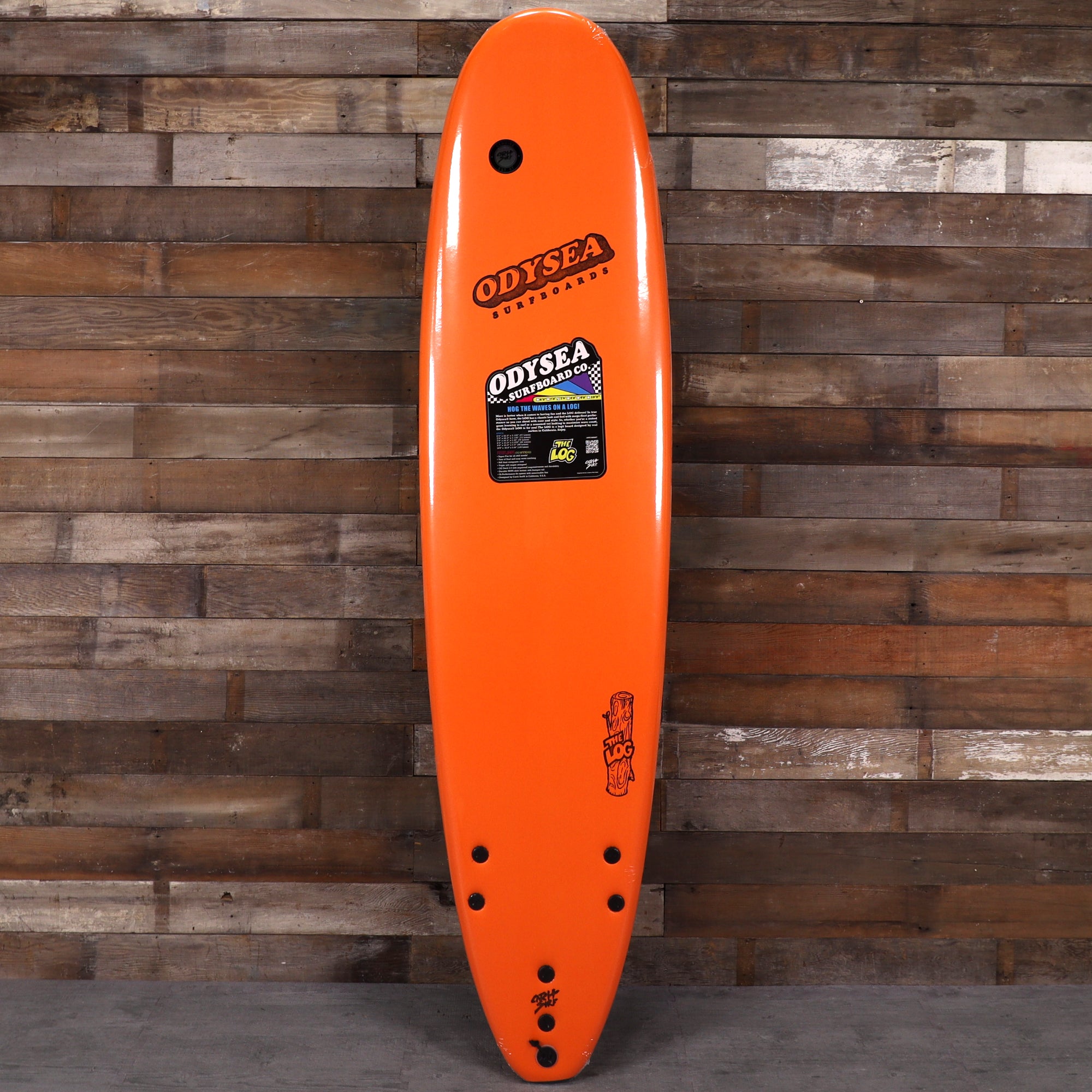 Catch Surf Odysea Log 7'6 × 22 × 3 ¼ Surfboard - Orange/Resin