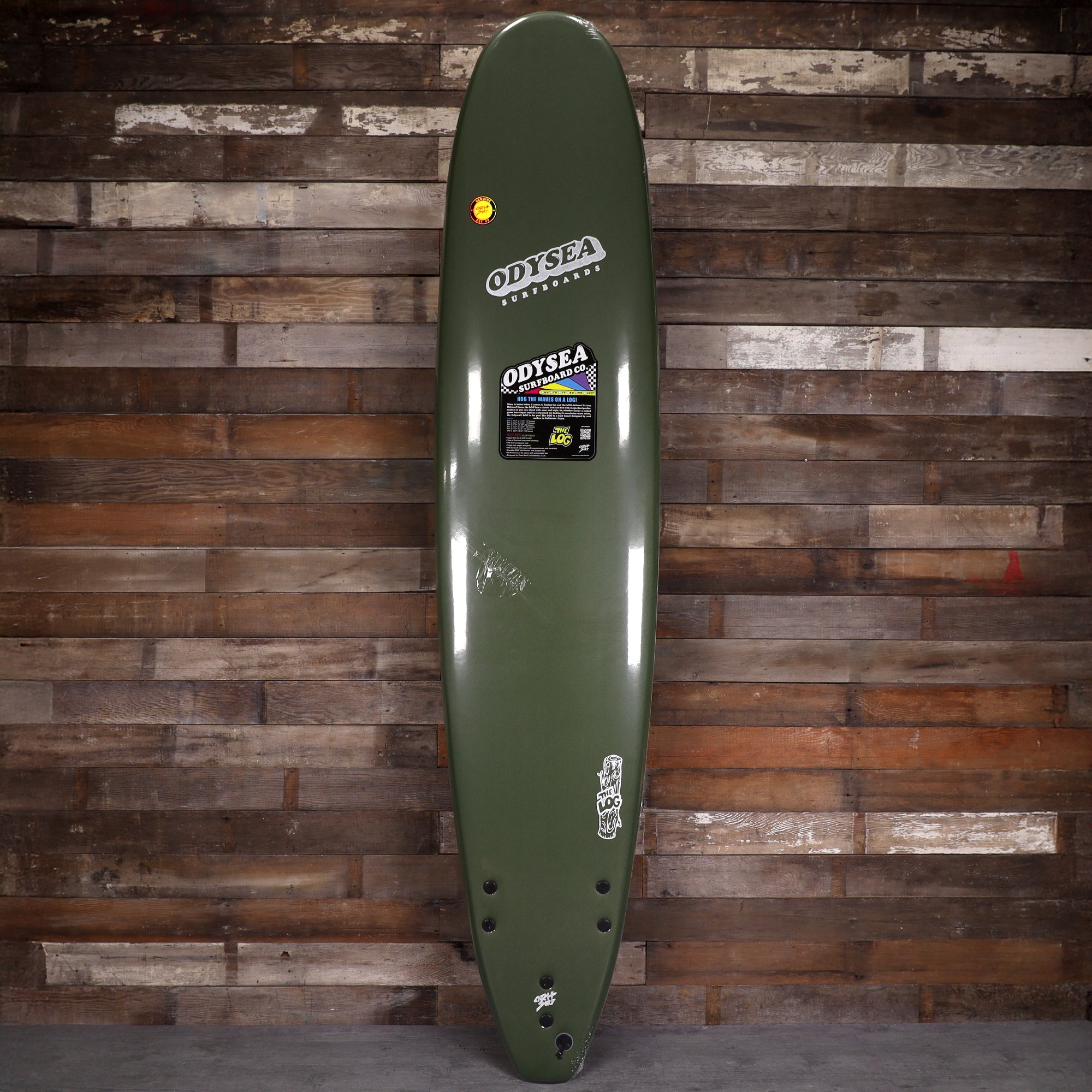 Catch Surf Odysea Log 9'0 × 24 × 3 ½ Surfboard - Military Green